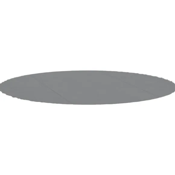Poolovertræk - Living poolunderlag Ø366 cm polyester-geotekstil lysegrå
