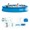 Poolpakke alt i 1 - Intex Easy Set Rundt 457x84 cm