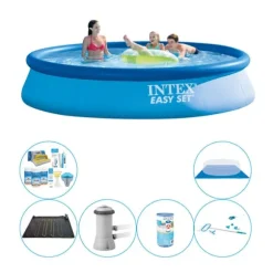 Poolsæt - 7 stk - Intex Easy Set Rundt 396x84 cm