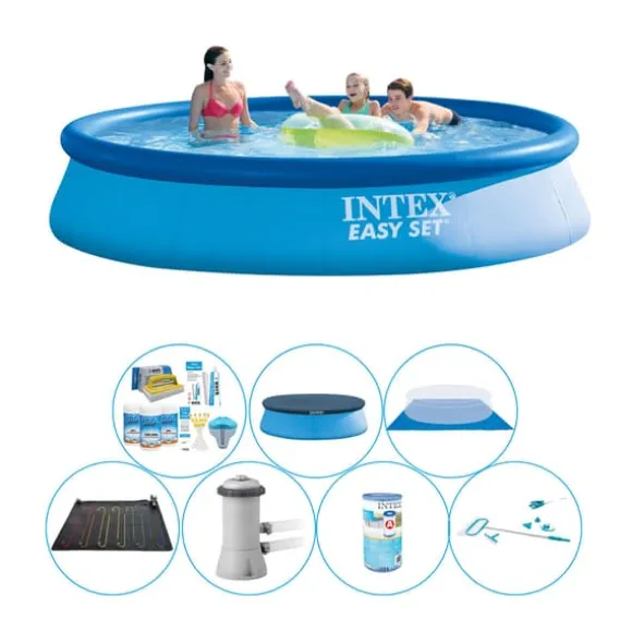 Poolsæt - Intex Easy Set Rundt 396x84 cm