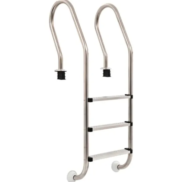 Poolstige 3 trin rustfrit stål 304 120 cm - Poolstige - Poolstiger - Home & Living