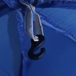 Pooltelt med flue og netvægge - Vandtæt og transportabel | Farve: Azurblå | Størrelse: 510x510 cm