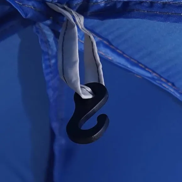 Pooltelt med flue og netvægge - Vandtæt og transportabel | Farve: Azurblå | Størrelse: 510x510 cm