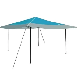 Pop-up canopy telt - Rummeligt udendørs skyggetelt | Farve: Blå | Størrelse: 400x400 cm