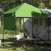 Pop-up canopy telt - Udendørs festtelt | Farve: Grøn | Størrelse: 200 x 200 cm