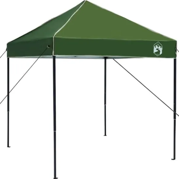 Pop-up canopy telt - Udendørs festtelt | Farve: Grøn | Størrelse: 200 x 200 cm