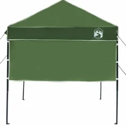 Pop-up canopy telt - Udendørs festtelt | Farve: Grøn | Størrelse: 200 x 200 cm