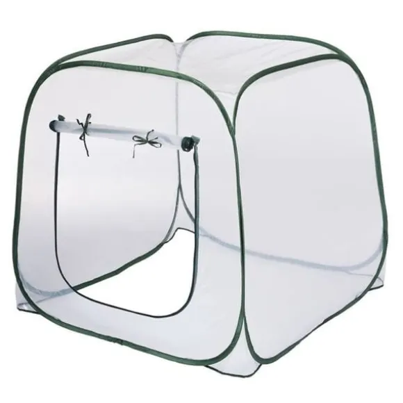 Pop-up havedrivhus - NATURE - 100x100x100 cm - Transparent PE - UV-beskyttelse