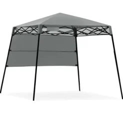 Pop-up telt, 2,1m x 2,1m, Grå