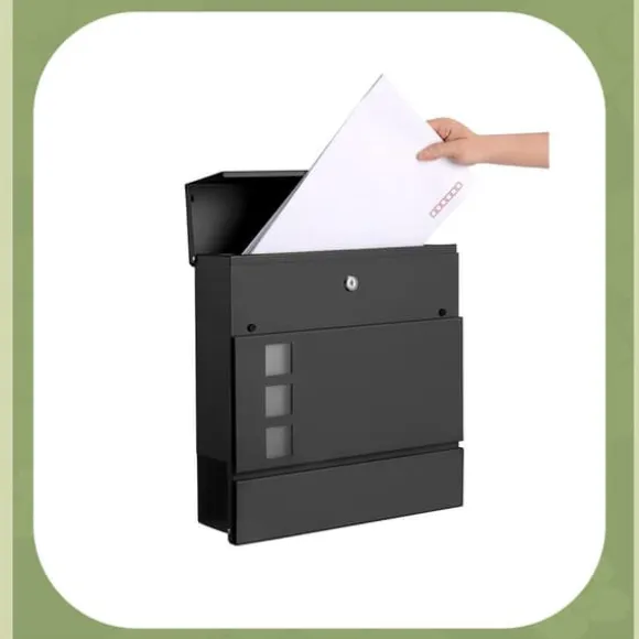 Postkasse – Klassisk design – Sort