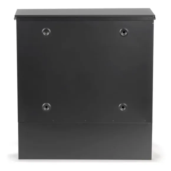 Postkasse - med avisrulle - 30x10x33,5 cm - antracit
