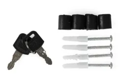 Postkasse - med avisrulle - 30x10x33,5 cm - antracit