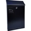 Postkasse C-4 sort glans - SKL C4N 700