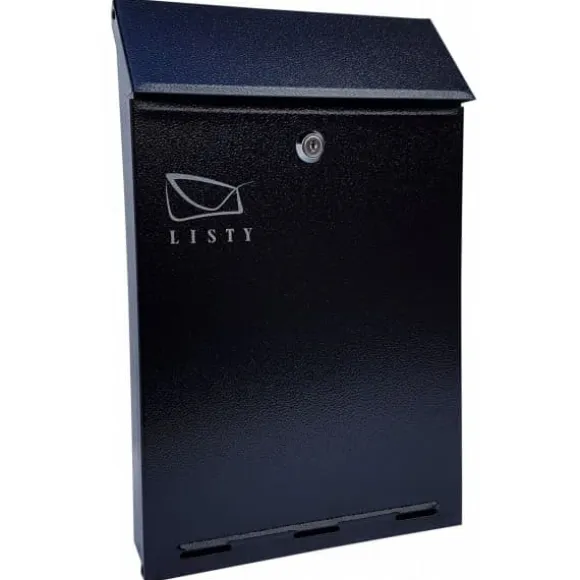 Postkasse C-4 sort glans - SKL C4N 700