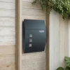 Postkasse, 32x10x45 cm, Antracit