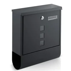 Postkasse 34x30,5x10 cm antracit HM-861