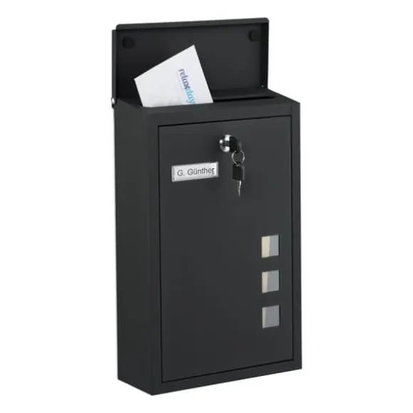 Postkasse, 40x25x11,5 cm, jern