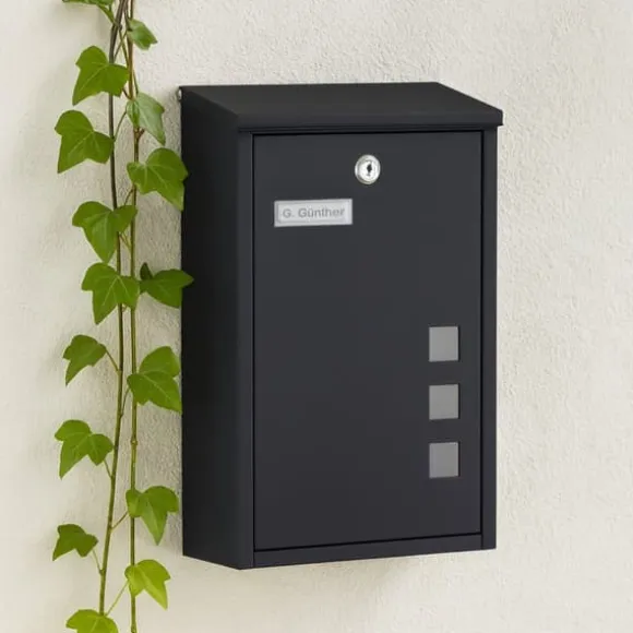 Postkasse, 40x25x11,5 cm, jern