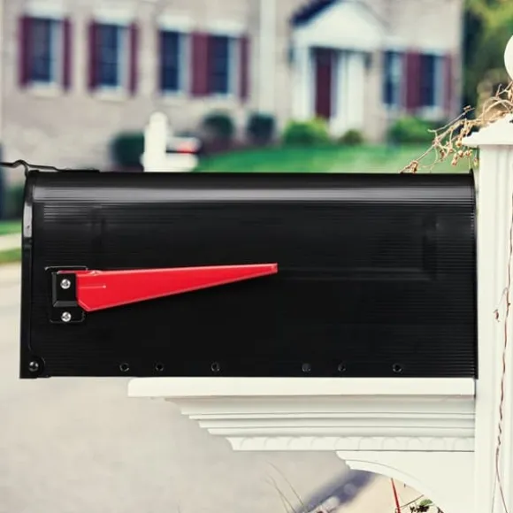 Postkasse, 25x19x52.5 cm, Sølv