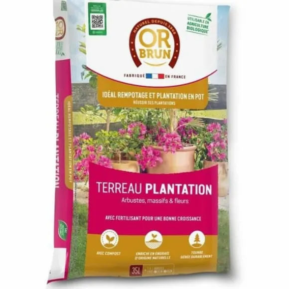 Pottekompost OR BRUN OBRTPLAN35N 35 L