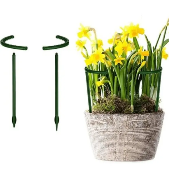 Pottestøtte - Støtte til planter & blomster - 4 dele sæt - 14 cm