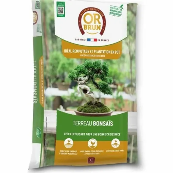 Potting compost OR BRUN BROWN GOLD 6 L