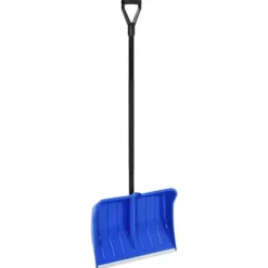 Praktisk sneskovl i metal - 147 cm | Farve: Blå
