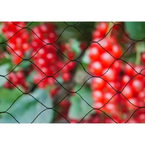 Primo 5x2m anti-fågelnät i stickad polyetylen stickning 12gr/m² svart