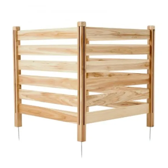 Privat hegn, 91,4x91,4x91,4 cm, træ, udendørs indhegning