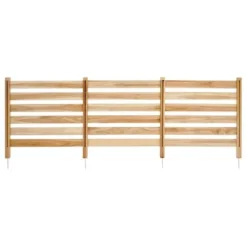 Privat hegn, 91,4x91,4x91,4 cm, træ, udendørs indhegning