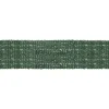 Privatlivsskærm med blade 600x150 cm | Farve: Mørkegrøn