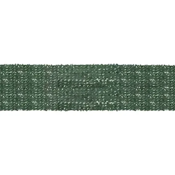 Privatlivsskærm med blade 600x150 cm | Farve: Mørkegrøn