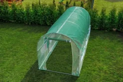 Professionel 450x200x200cm drivhus tunnel for seriøse dyrkere - Holdbar galvaniseret stålramme, UV-bestandig overdækning, nem montering