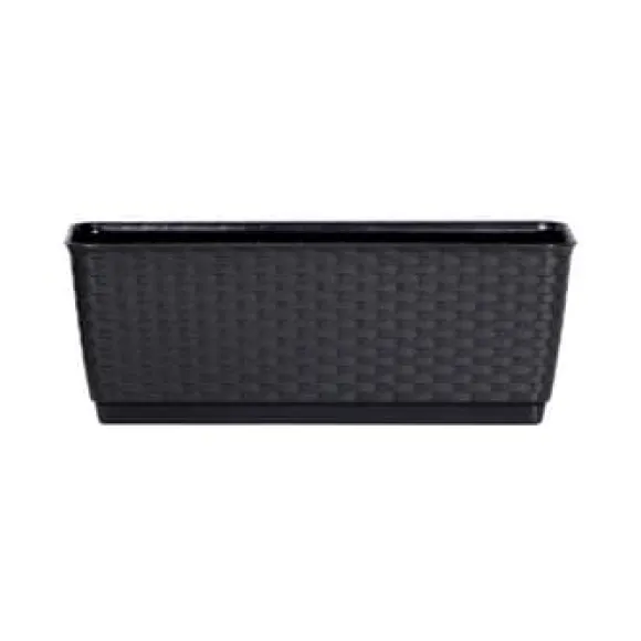Prosperplast Ratolla urtepotte, længde 40 cm, antracit, Prosperplast