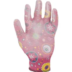 PU HANDSKER PINK L230309P, KORT,