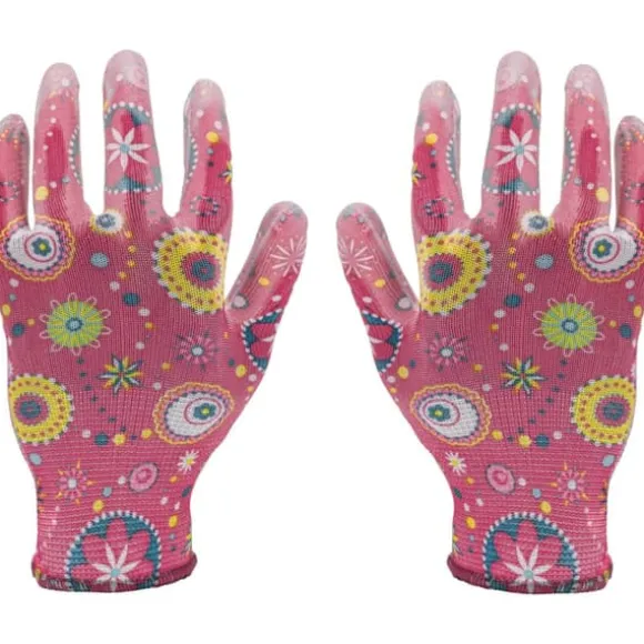 PU HANDSKER PINK L230309P, KORT, "9", CE, LAHTI