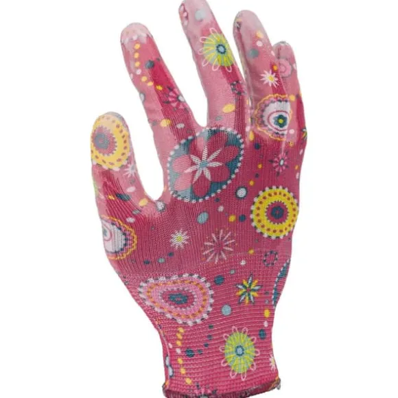 PU HANDSKER PINK L230309P, KORT, "9", CE, LAHTI