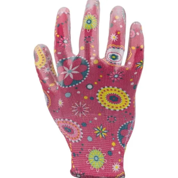 PU HANDSKER PINK L230309P, KORT, "9", CE, LAHTI