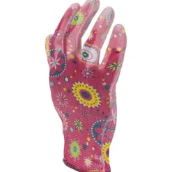 PU HANDSKER PINK L230309P, KORT,