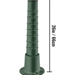 Pumpestativ i støbejern til svengelpumpe 22,86x22,86x66 cm. Lakeret håndpumpe til haven, dammen eller gården med 8 mm vægtykkelse.