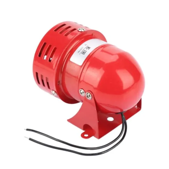 Rød mini metalmotoralarm - industriel lyd elektrisk tyverisikring
