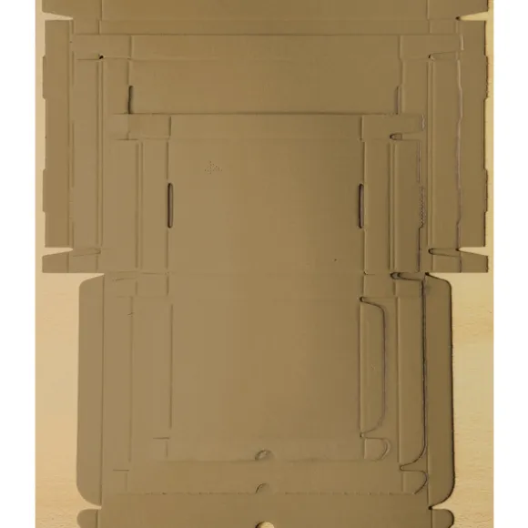 Rådhus RD-352003-25 Postkasse 180x115x28mm Krympepapir 25 stk. Bølgepap Brun