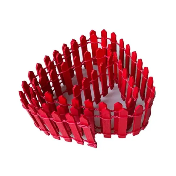 Rødt hegn 5cm/90 cm