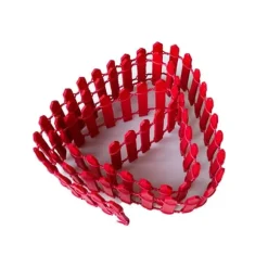 Rødt hegn 5cm/90 cm