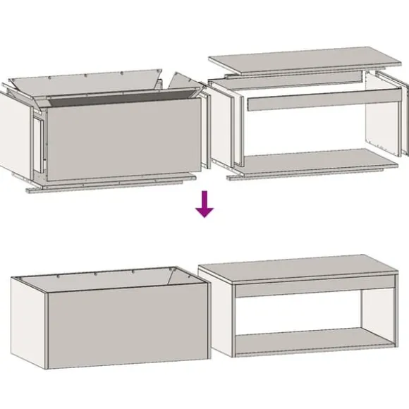 Rektangulær bålsted i forvitret stål - Udendørs bålplads | Farve: Brun | Størrelse: 160x45x35 cm