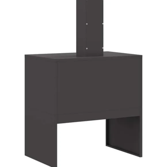 Rektangulært bålsted i koldvalset stål | Størrelse: 60x40x96 cm | Farve: Sort