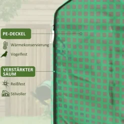 Reservefolie i PE med UV-beskyttelse til drivhus, rulleport & sidevinduer