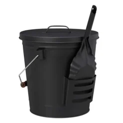 Robust askespand med låg og skovl