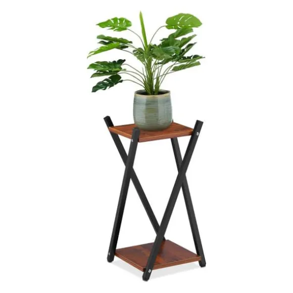 Robust blomsterbod med 2 niveauer