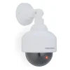 Robust hvid kamera-attrap i kuppelform